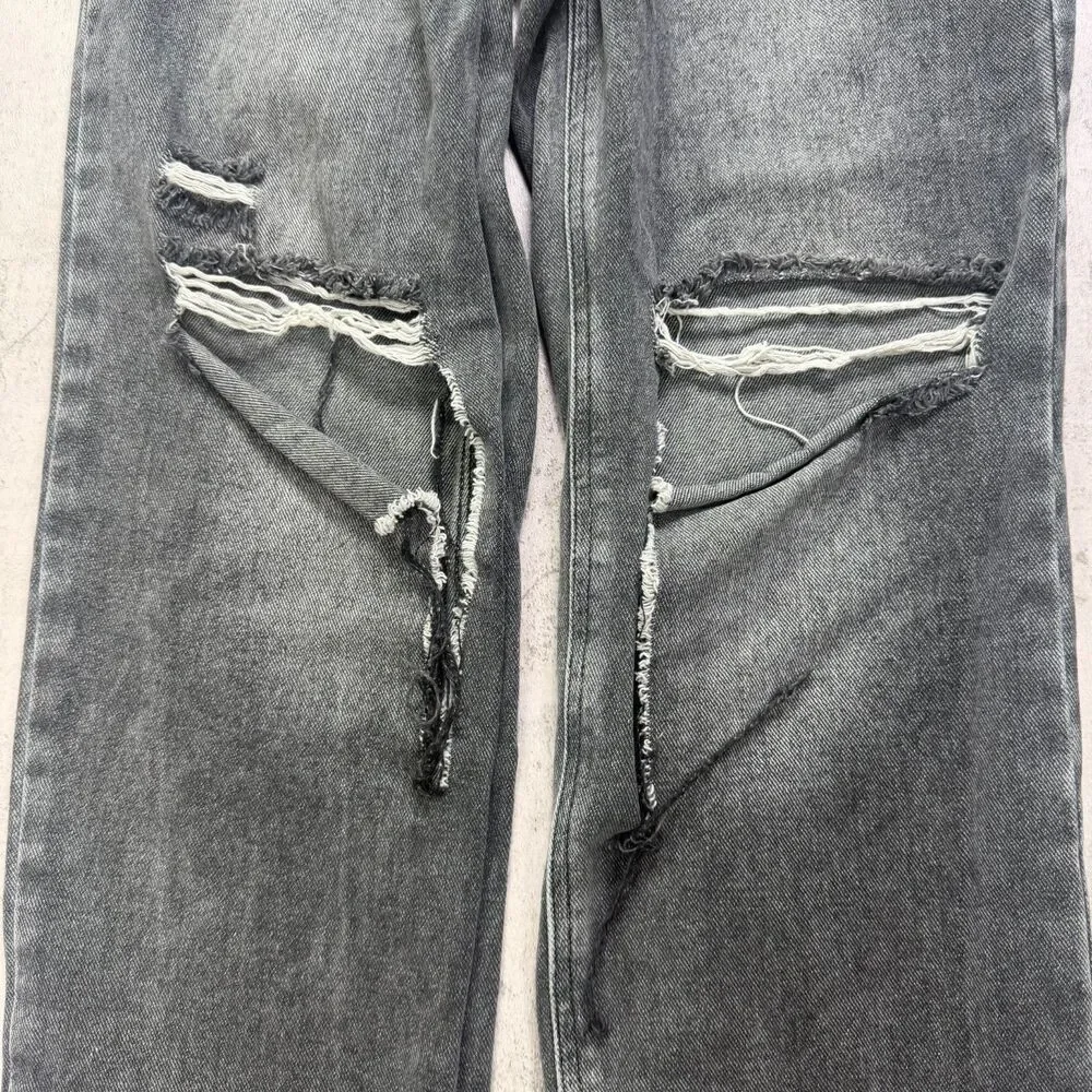 Pacsun 90’s Boyfriend Jeans Size 26 Gray Acid Wash